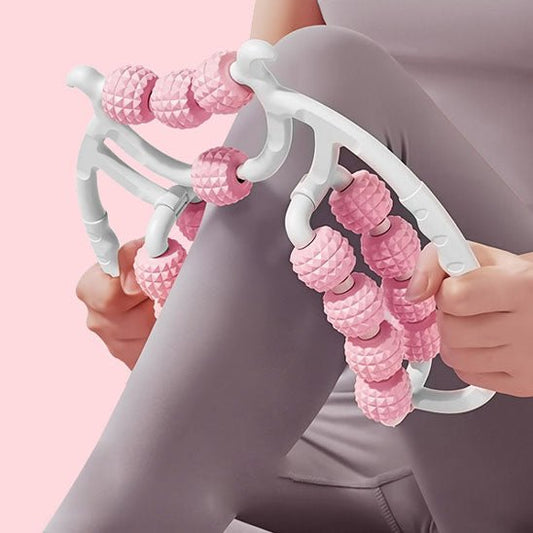 Rouleau de massage| Masseur 2X ACTION - Ressource Fitness